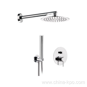 Wall Mounted Concealed Shower Mixer With Shower Head